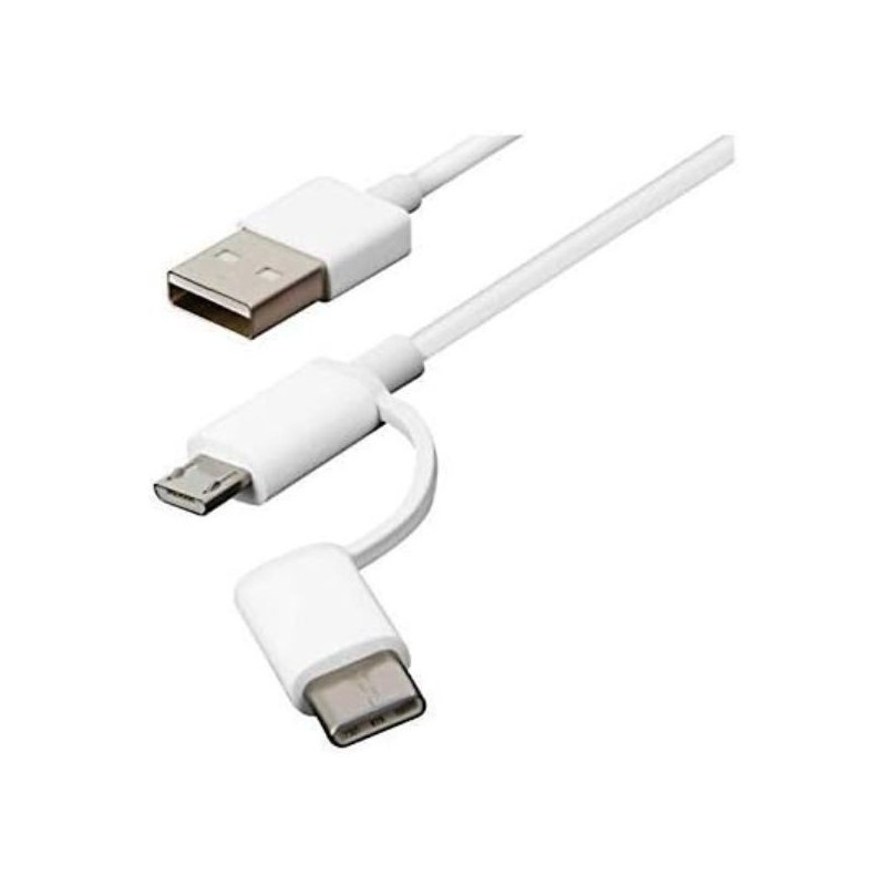 Xiaomi Mi 2-In 1 Usb Cable 100Cm 15303 Blanco