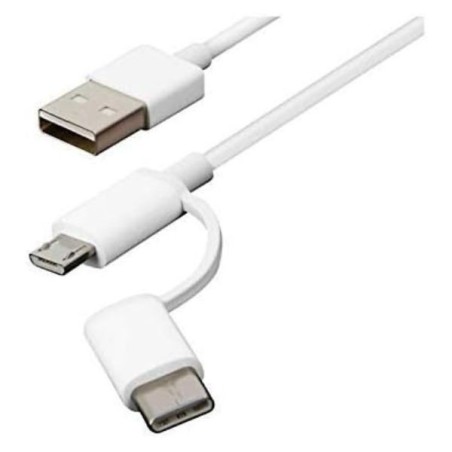 Xiaomi Mi 2-In 1 Usb Cable 100Cm 15303 Blanco