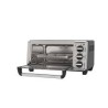 Black+Decker Horno tostador de 4 rebanadas convección natural, TO4130-0SDLA