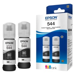 Epson botella de tinta negra T544 pack doble - T544120-2P