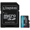 Kingston tarjeta de memoria 128GB SDXC Canvas Go Plus Gen4 200MB/s C10 UHS-I U3 V30 - SDG4/128GB