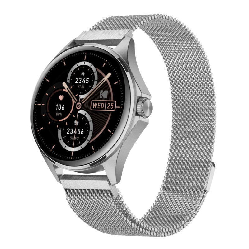 Kodak reloj inteligente SW7212 plateado 1,32" full touch