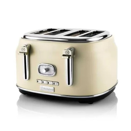 Westinghouse tostadora retro de 4 rebanadas color champam - WKTT809WH