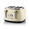 Westinghouse tostadora retro de 4 rebanadas color champam - WKTT809WH