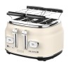 Westinghouse tostadora retro de 4 rebanadas color champam - WKTT809WH