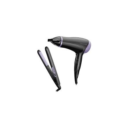 Remington combo secadora essential + plancha de cabello - D3016GP-110F