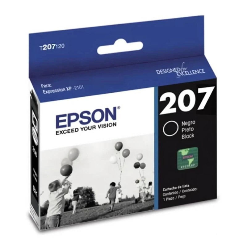 Epson cartucho207 black Ink XP-2101    T207120-AL