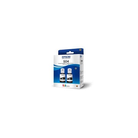 Epson pack de 2 piezas de tintas T504 negro - T504120-2P