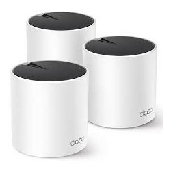 TP-link router wifi 6 mesh AI doble banda AX3000-Deco X55(3-pack)
