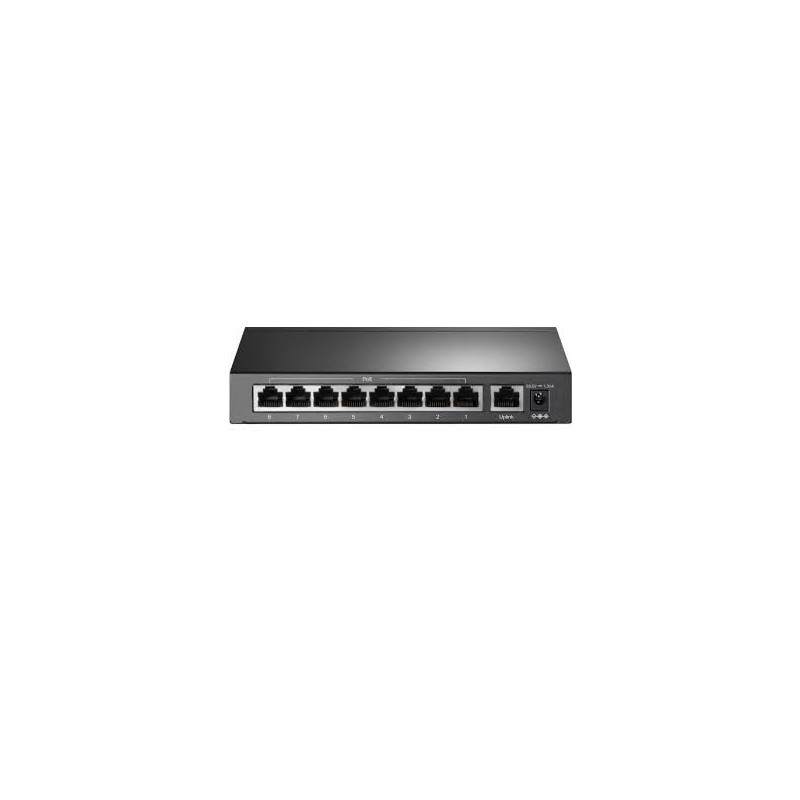 TP-link switch omada de escritorio de 9 puertos a 10 / 100Mbps con 8 puertos PoE+ - TL-SF1009P