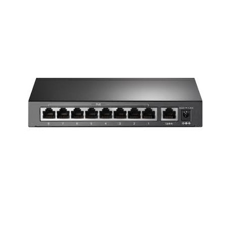 TP-link switch omada de escritorio de 9 puertos a 10 / 100Mbps con 8 puertos PoE+ - TL-SF1009P