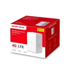 TP-link router inalambrico Mercusys 4G LTE de 300 mbps-MB110-4G