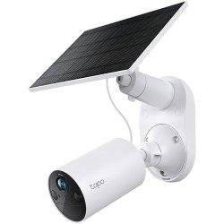 TP Link camara de vigilancia Wi-Fi solar con batería recargable y detección IA - Tapo C410 KIT