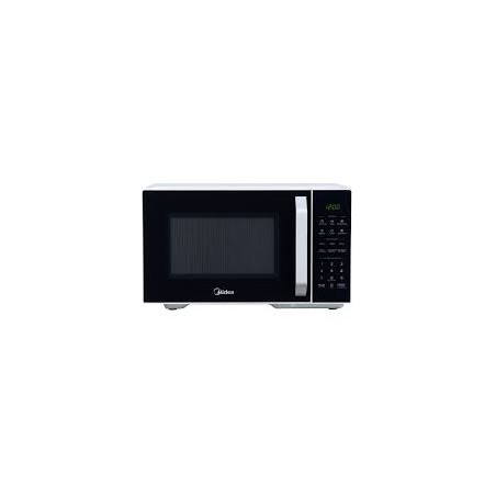 Midea microondas 1.1pc puerta  negra gabinete blanco  MMDX11S2BW-CA