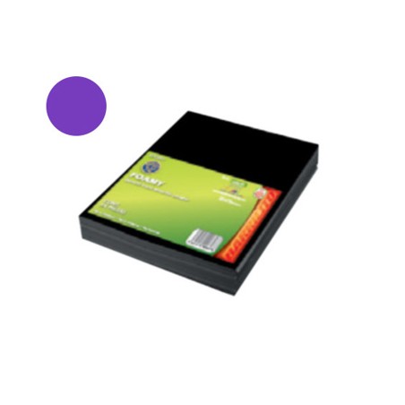 Barrilito foamy carta  toalla morado pk 10 unidades ftn016