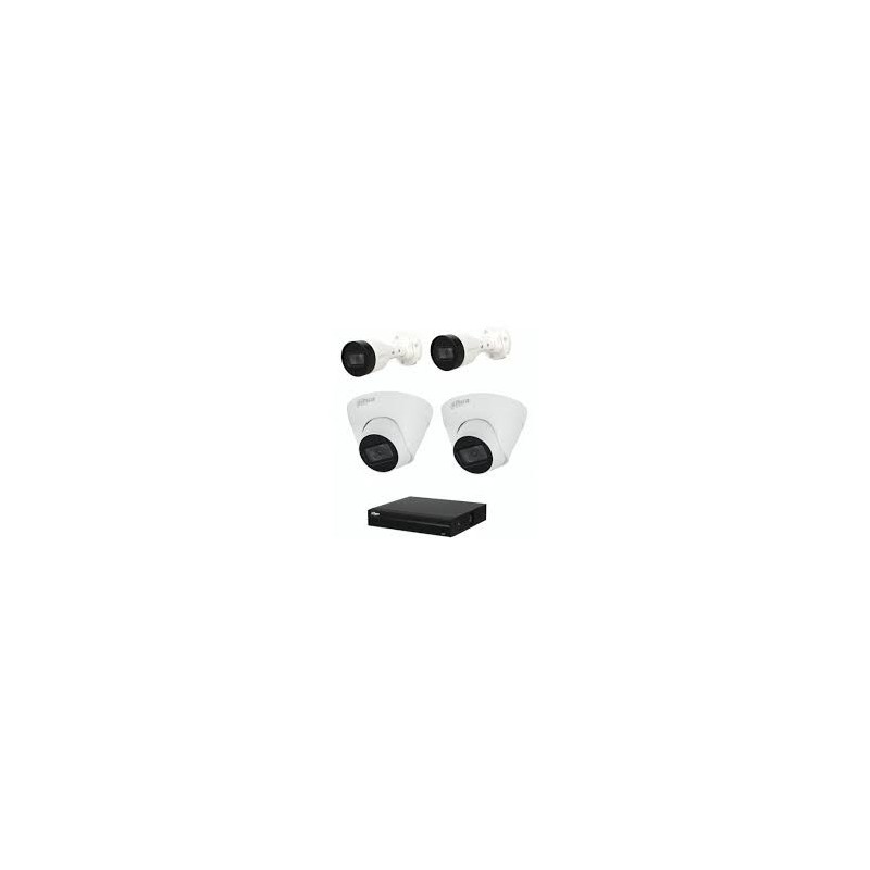 Dahua kit camaras 4Ch NVR - 1.0.01.04.37133-0002