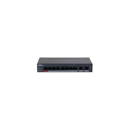 Dahua conmutador gigabit 10 puertos con 8 puertos PoE -DH-CS4010-8GT-110-  1.0.01.20.11244-9002