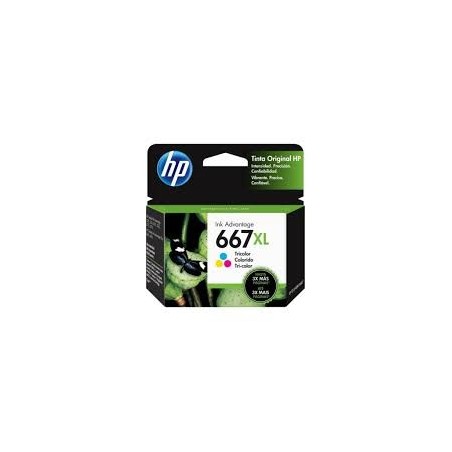 HP cartucho HP 667Xl color 3YM80Al