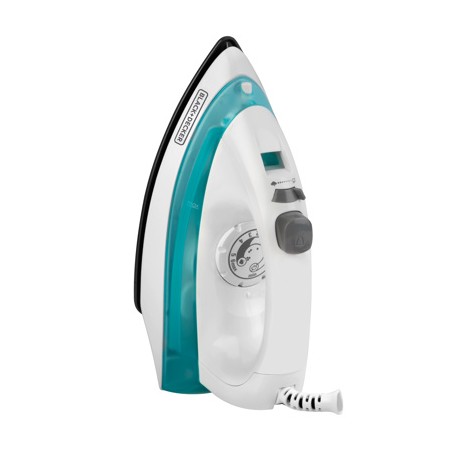 Black + Decker plancha de vapor anti-adherente blanca IRBD100