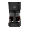 Black + Decker cafetera 12 tazas switch negro mate - CM0021-0BDLA