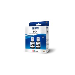 Epson pack de 2 piezas de tintas T504 negro - T504120-2P