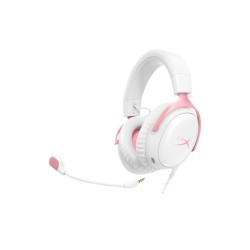 HP Auriculares HyperX Cloud III color blanco con rosado 9W1Q4AA