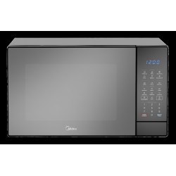 Midea microondas 1.4 pc puerta  espejo gabinete negro MMDK14S2MB