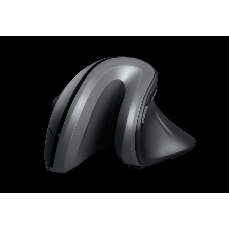 Trust mouse ergonomico color negro inalambrico vertical - 23507