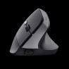 Trust mouse ergononico color negro inalambrico y recargable - 25145
