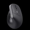 Trust mouse ergononico color negro inalambrico y recargable - 25145