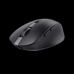 Trust mouse inalambrico recargable color negro silencioso - 24819