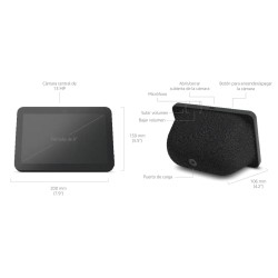 Amazon Echo Show 8 3ra Gen Audio Espacial Carbon