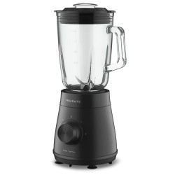 Frigidaire Licuadora 1.5lt 500W cuerpo de plástico color granito negro vaso de vidrio FBS20