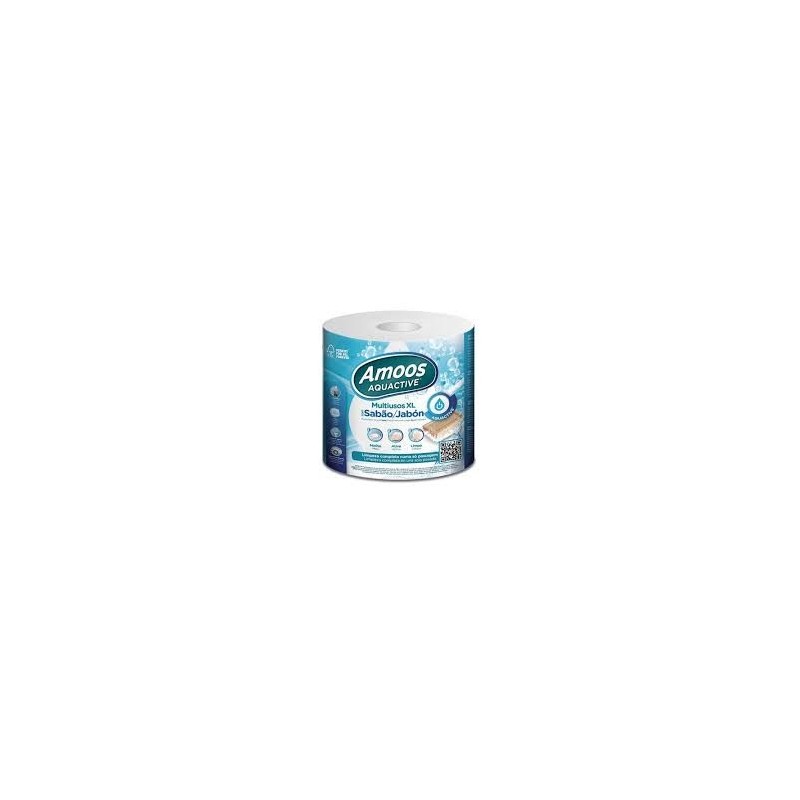 Amoos toalla mayordomo big roll aquactive 3 capas  208hjs paq 6 und-J655023