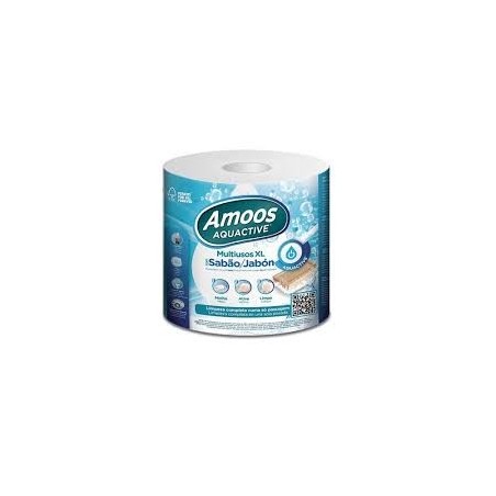 Amoos toalla mayordomo big roll aquactive 3 capas  208hjs paq 6 und-J655023