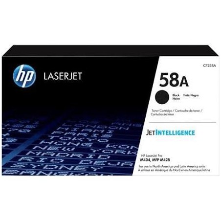 HP toner negro 58A CF258A