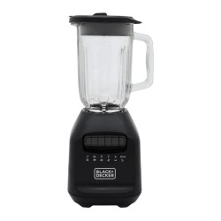 Black + Decker licuadora ice crush 1.5 lts jarra de vidrio negra - BL2209GBB-LA