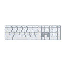Targus teclado hyper bluetooth compatible con macOS & Windows, iPadOS & Android, ChromeOS en blanco - HS2310US