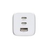 Targus cargador multi port GaN de pared 65W blanco -  APA11606TT