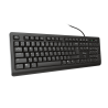 Trust teclado alambrico  primo usb negro 23883