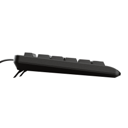 Trust teclado alambrico  primo usb negro 23883