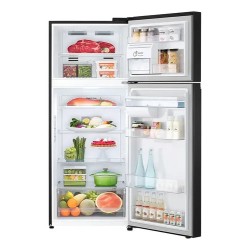 LG Refrigeradora Top Freezer de 383L (Net) / 423L (Gross) Smart Inverter & ThinQ™, color Negro Mate VT40APD