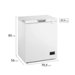 Frigidaire Congelador Horizontal de 5 pies Blanco FFH05S3N5AW