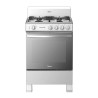 Midea Cocina De gas de 24" 4 quemadores Plateado MGS24FS1BIABG