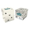 Amoos pañuelos faciales de papel desechable cubo cosmetico 50 X 3 capas caja de 24unds - F623501