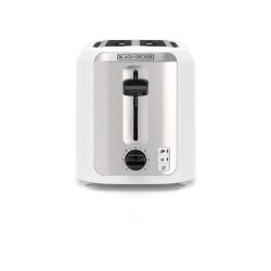 Black+Decker tostadora 2 rebanadas plateada - TR7827-1WDLA