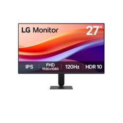 LG Monitor IPS Full HD de 27" con 120Hz y diseño sin bordes - 27U411B
