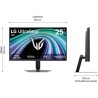 LG Monitor Gaming 24,5'' , FHD, 200 Hz, 1 ms 25G523B
