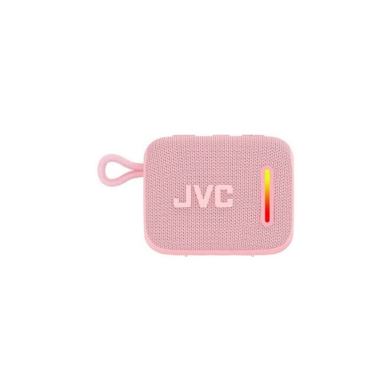 JVC audio portable bluetooth de 5W con luz ambiental resistente al agua rosado - XS-KY2115P