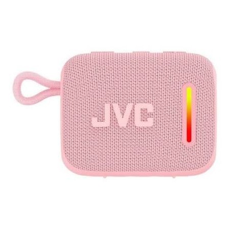 JVC audio portable bluetooth de 5W con luz ambiental resistente al agua rosado - XS-KY2115P